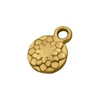 Pingente Flor Ouro 10 mm