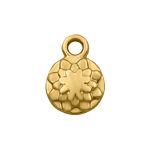 Pingente Flor Ouro 10 mm
