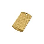 Pingente Dez Mandamentos Ouro 22 mm