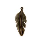 Pingente Folha Ouro Velho 19 mm