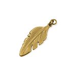 Pingente Folha Ouro19 mm