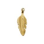 Pingente Folha Ouro19 mm