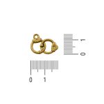 Pingente Algemas Ouro 10 mm