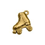 Pingente Patins Ouro 15 mm