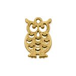 Pingente Coruja Ouro 12 mm