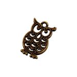 Pingente Coruja Ouro Velho 12 mm - GI1012-1