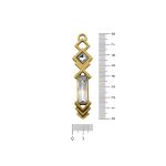 Pingente Longo Ouro 18 mm