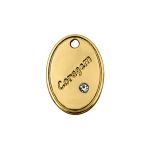 Pingente Coragem Ouro 14 mm