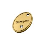 Pingente Coragem Ouro 14 mm