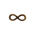 Pingente Infinito Ouro V 12 mm