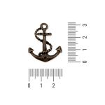 Pingente Âncora Ouro  Velho 26 mm