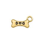 Pingente Dog Ouro 7 mm