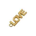 Pingente Love Ouro 19 mm