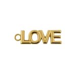 Pingente Love Ouro 19 mm