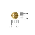 Passador Redondo Ouro 12 mm