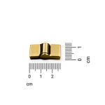 Fechamento Retângular Ouro 13 mm