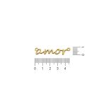 Pingente Amor Ouro 9 mm
