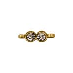 Pingente Duplo Ouro 7 mm