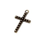 Pingente Cruz Ouro Velho 22 mm
