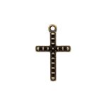 Pingente Cruz Ouro Velho 22 mm