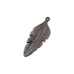 Pingente Folha Prata V 19 mm