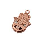 Pingente Mão de Fátima Cobre Brill 19 mm