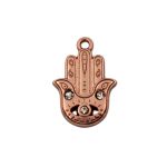 Pingente Mão de Fátima Cobre Brill 19 mm