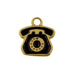 Pingente Telefone  Ouro 16 mm