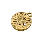 Pingente Medalha Ouro 20 mm