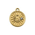 Pingente Medalha Ouro 20 mm