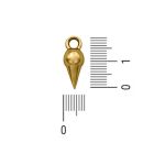 Pingente Spike Ouro 7 mm