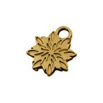 Pingente Flor Ouro 14 mm