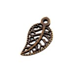 Pingente Folha Ouro Velho 10 mm