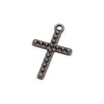 Pingente Cruz Prata Velha 22 mm