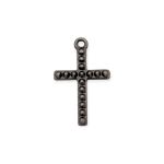 Pingente Cruz Prata Velha 22 mm