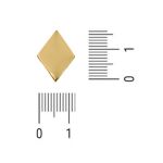 Enfeite Naipe de Ouro 10 mm