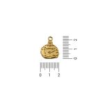 Pingente Buda Ouro 19 mm