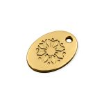 Pingente Amizade Ouro 14 mm
