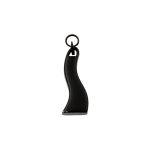 Pingente Puxador Preto 13 mm