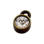 Pingente Redonda Ouro Velho 8 mm
