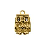 Pingente Coruja Ouro 13 mm