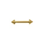 Enfeite Pontas Ouro 10 mm