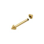 Enfeite Pontas Ouro 10 mm
