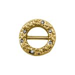 Passador Redondo Ouro 20 mm