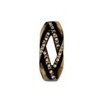 Passador Trabalhado Ouro V 12 mm