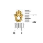 Pingente Mão de Fátima Ouro 13 mm