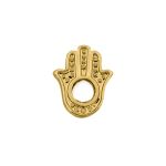 Pingente Mão de Fátima Ouro 13 mm