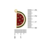 Pingente Melância Ouro 19 mm