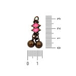 Pingente Bolinhas Ouro Velho 10 mm