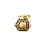 Pingente Asteca Ouro 14 mm